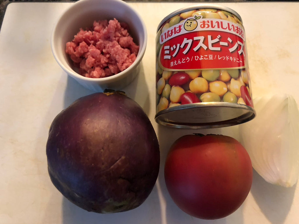 「ずぼらさんでも作れるペルシャ(イラン)風料理-ゲイメ バデンジャン」11-1