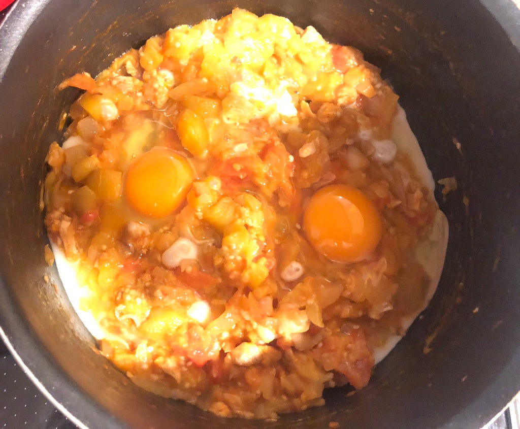 「ずぼらさんでも作れるペルシャ(イラン)風料理-ミールザーガーセミー」2-2