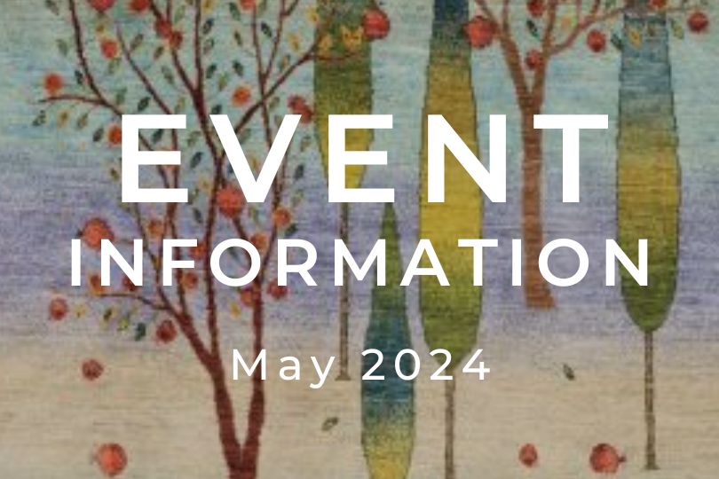 手織絨毯展示即売会・イベント5月開催予定