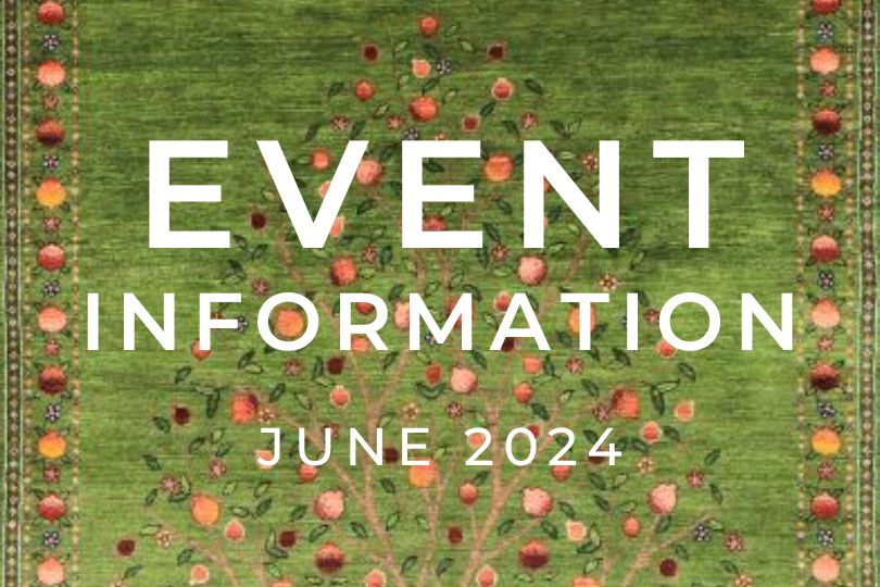 手織絨毯展示即売会・イベント6月開催予定