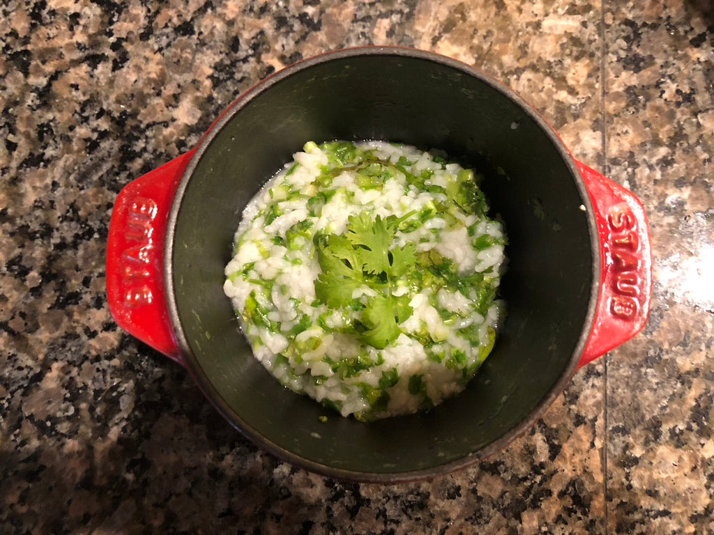 「ずぼらさんでも作れるペルシャ(イラン)風料理-コリアンダーのアッシュ」3-3