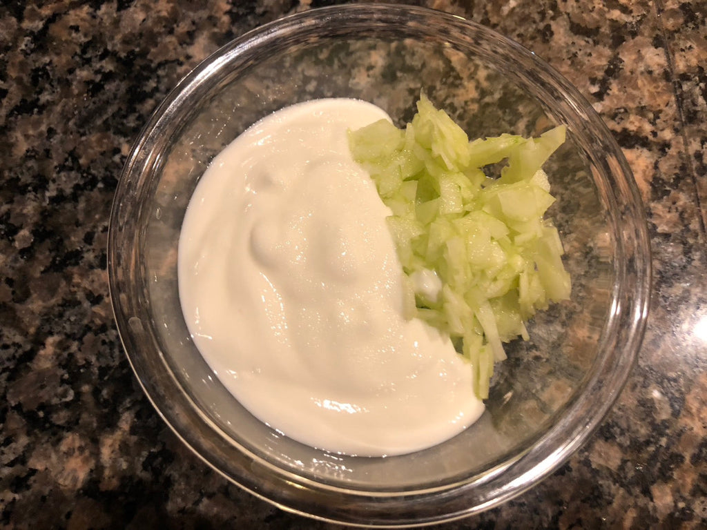 「ずぼらさんでも作れるペルシャ(イラン)風料理-マーストヒヤール」4-2