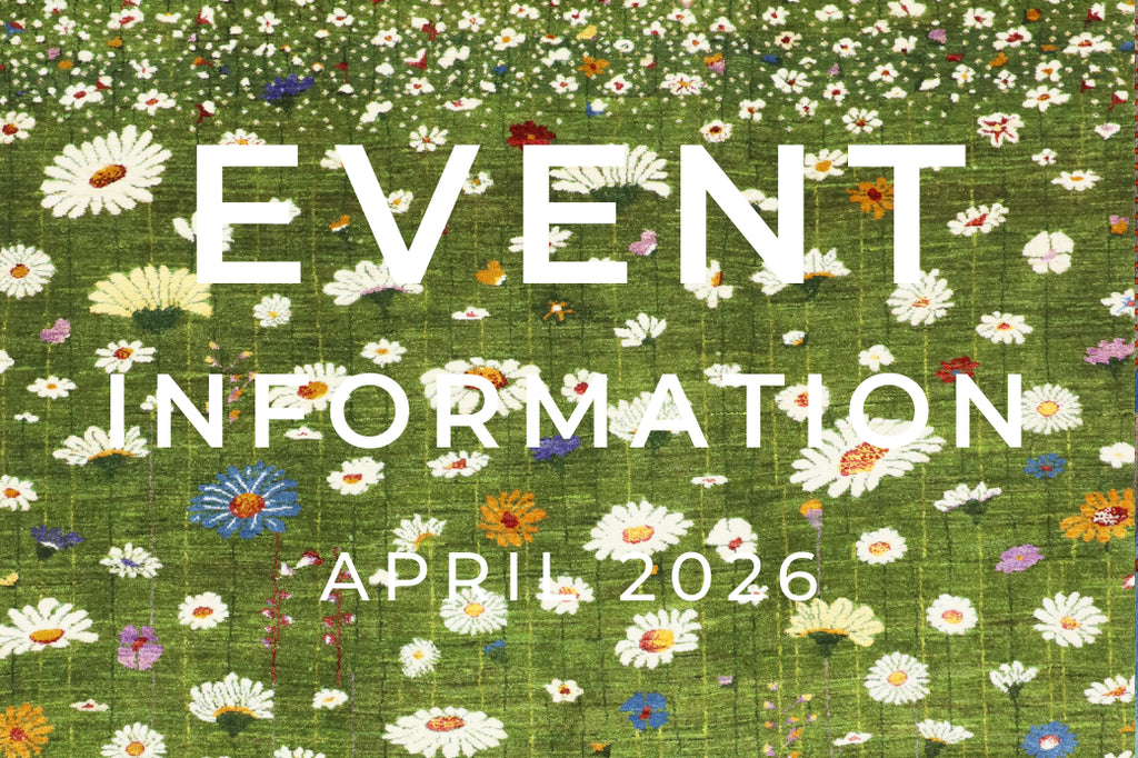 手織絨毯展示即売会・イベント4月開催予定