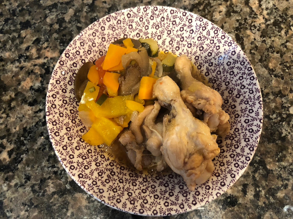 「ずぼらさんでも作れるペルシャ(イラン)風料理-ホラーケモルグ」7-3