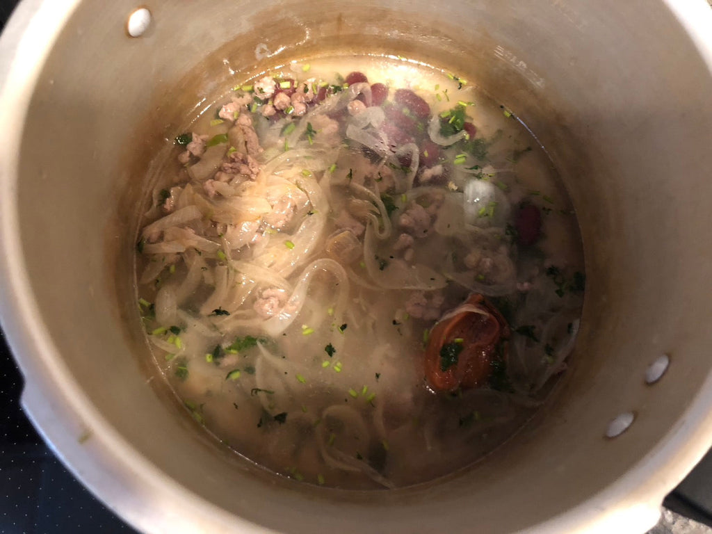 「ずぼらさんでも作れるペルシャ(イラン)風料理-ゴルメ サブジ(サブズィ)」9-2