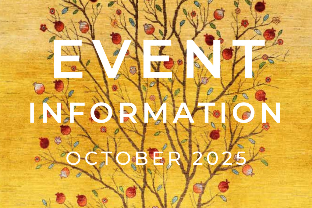 手織絨毯展示即売会・イベント10月開催予定