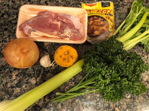 「ずぼらさんでも作れるペルシャ(イラン)風料理-ホレシュ・キャラフ」31-1