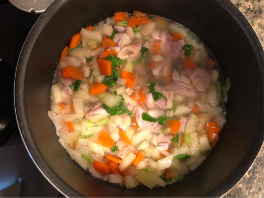 「ずぼらさんでも作れるペルシャ(イラン)風料理-スーペ・ジョー」26-2