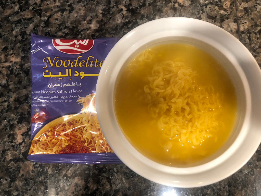 「バイヤー厳選(?)のイラン(ペルシャ)の簡単料理-サフラン味ラーメン」7-3