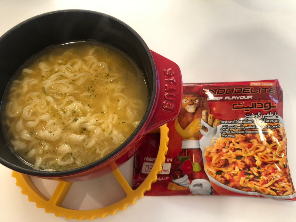 「バイヤー厳選(?)のイラン(ペルシャ)の簡単料理-ビーフ味ラーメン」13-3