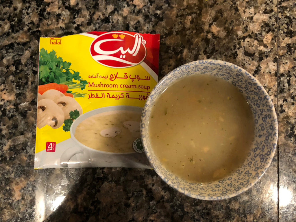 「バイヤー厳選(?)のイラン(ペルシャ)の簡単料理-マッシュルームのクリームスープ」21-3