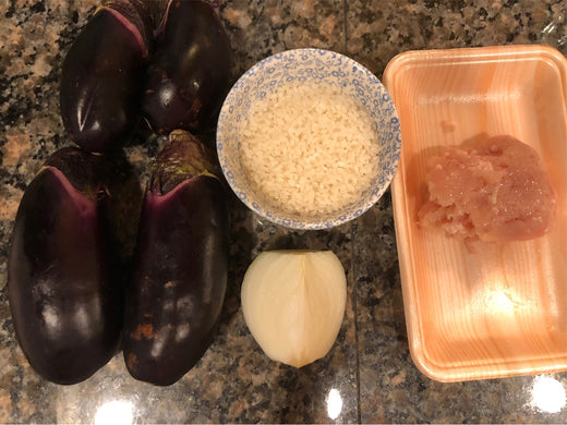 「ずぼらさんでも作れるペルシャ(イラン)風料理-ナスのドルメ」21-1