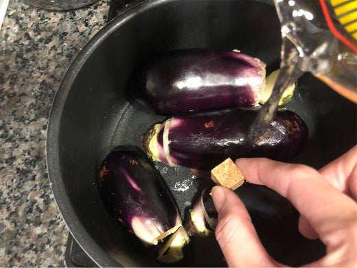 「ずぼらさんでも作れるペルシャ(イラン)風料理-ナスのドルメ」21-2