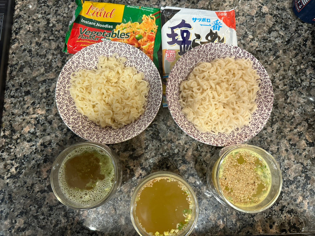 「バイヤー厳選(?)のイラン(ペルシャ)の簡単料理-「インスタントラーメン食べ比べ」32-3