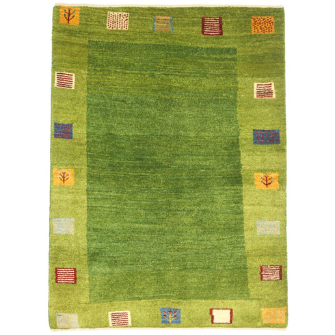 ギャッベ絨毯「春の運動会」10000539【130×97】