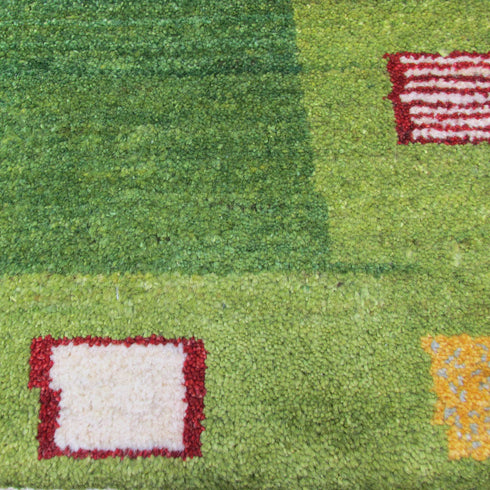 ギャッベ絨毯「春の運動会」10000539【130×97】