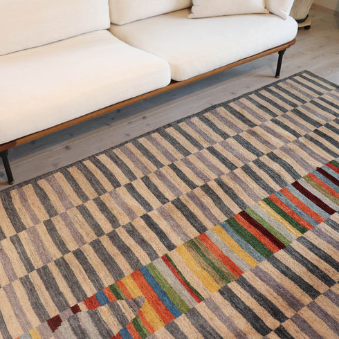 ギャッベ絨毯「カラフルなセンター」10001912【234×170】