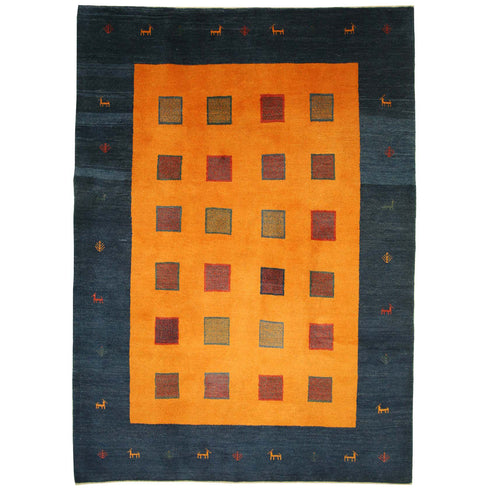 ギャッベ絨毯「夜の羊さん」10022018【240×172】