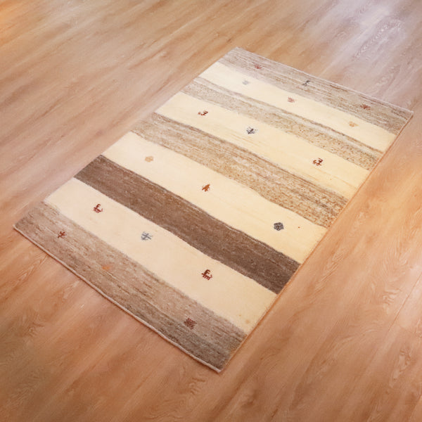 ギャッベ絨毯「土偶?」10025502【159×104】