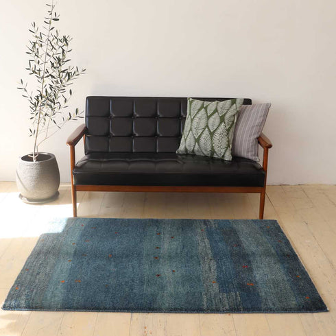 ギャッベ絨毯「青空」10031919【149×98】