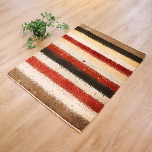 ギャッベ絨毯 「ドットがいい!」 10032468【116×85】