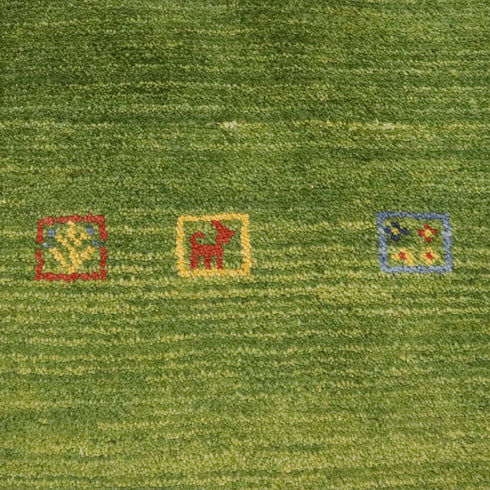 ギャッベ絨毯「小さな文様」10034119【152×109】