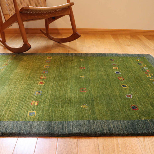 ギャッベ絨毯「小さな文様」10034119【152×109】