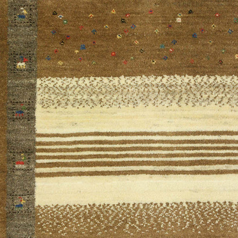 ギャッベ絨毯「バームクーヘン?」10034134【152×105】