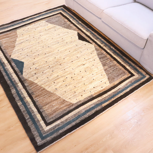 ギャッベ絨毯「アーストーン」10065091【194×148】