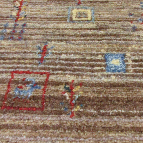 ギャッベ絨毯 「癒しの色合い」 10070414【89×59】