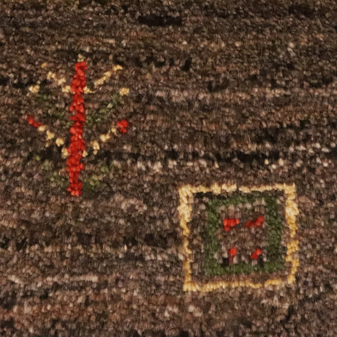 ギャッベ絨毯 「キャンプ」 10070438【89×62】