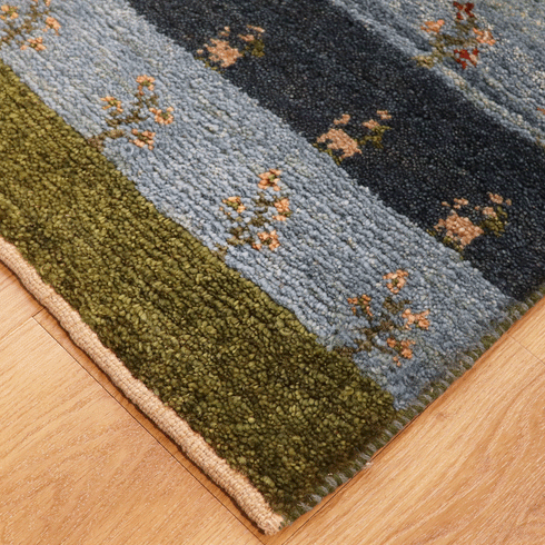 ギャッベ絨毯 10079693【40×39】