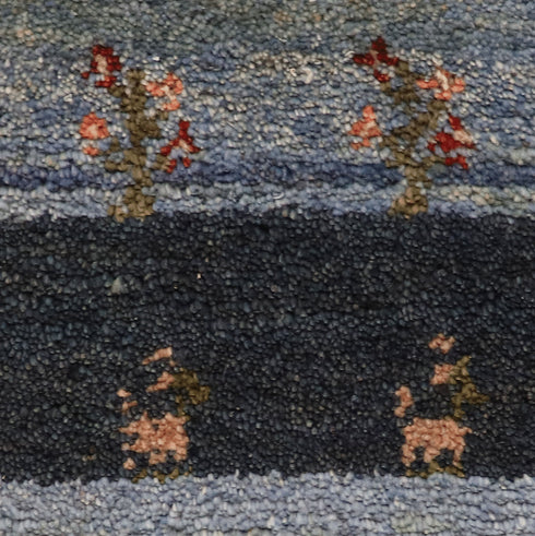 ギャッベ絨毯 10079693【40×39】