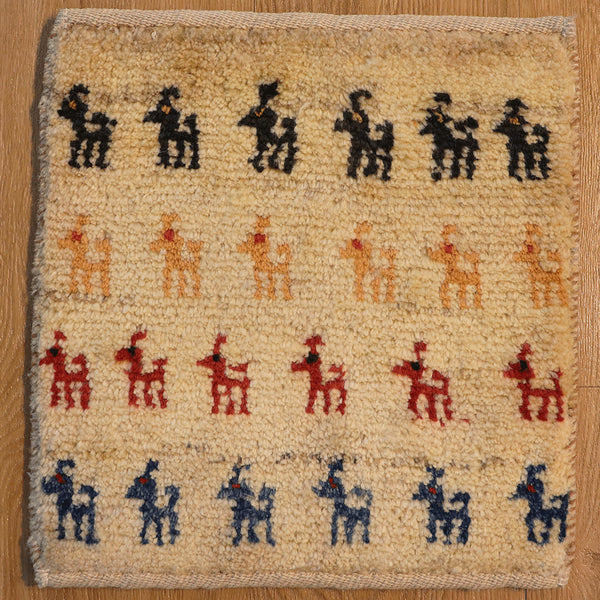 ギャッベ絨毯 10096612【35×44】