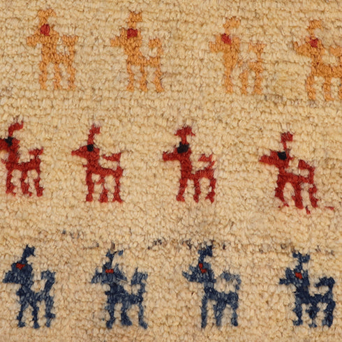 ギャッベ絨毯 10096612【35×44】