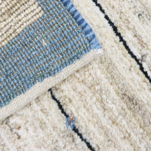 ギャッベ絨毯「虹色の四角形」10100194【237×165】