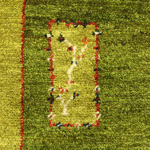 ギャッベ絨毯「春の公園」10103036【177×119】