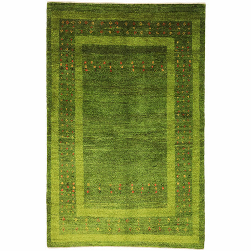 ギャッベ絨毯「春の花壇」10104613【183×119】