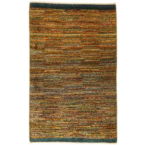 ギャッベ絨毯 「ブルーがステキ」 10106693【89×56】