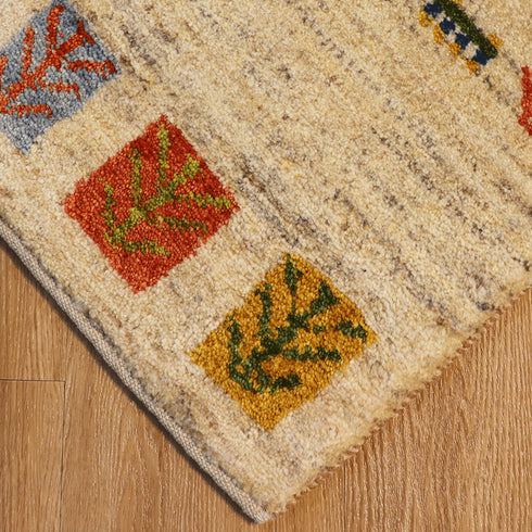 ギャッベ絨毯 10111569【41×40】