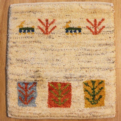 ギャッベ絨毯 10111569【41×40】