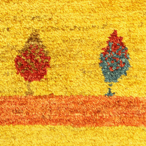 ギャッベ絨毯「秋の並木道」10115186【175×116】