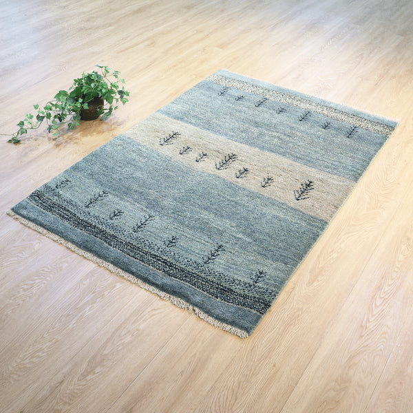 ギャッベ絨毯「爽やか」10115217【147×99】