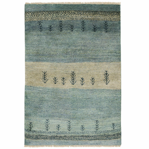 ギャッベ絨毯「爽やか」10115217【147×99】