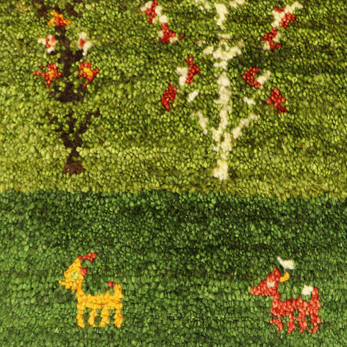 ギャッベ絨毯「春の散歩道」10130560【172×121】