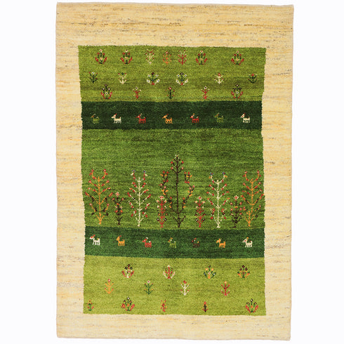 ギャッベ絨毯「春の散歩道」10130560【172×121】