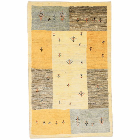 ギャッベ絨毯「優しい色合い」10135867【183×112】