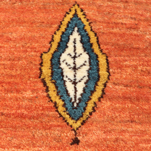 ギャッベ絨毯「葉っぱのような糸杉」10135976【190×153】