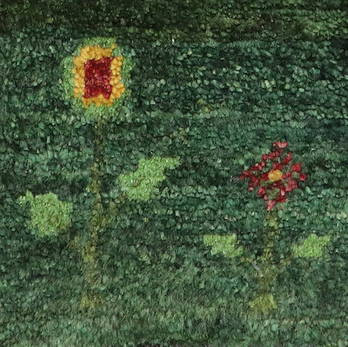 ギャッベ絨毯 10138315【35×34】