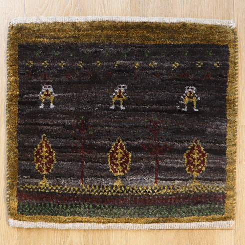 ギャッベ絨毯 10138890【35×38】